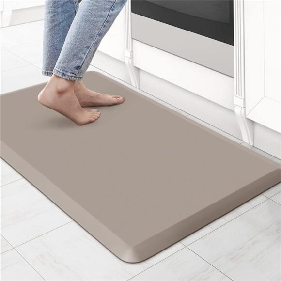 KitchenClouds Kitchen Mat Cushioned Anti Fatigue Rug 17.3"x28" Waterproof - Picture 1 of 8